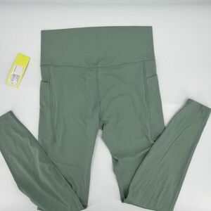 All in Motion Leggings High Rise Contour Modern Women XL‎ Sage Green Activewear